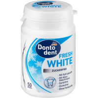 Dontodent Fresh White Жувальна гумка з ксилітом, 50 шт