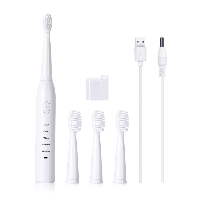 Azdent AZ-3 Pro Звукова електрична зубна щітка, біла