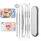 Diagnostic dental tool set made of stainless steel, 6 pcs