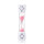 Azdent hourglass - timer for brushing teeth, 3 minutes, pink