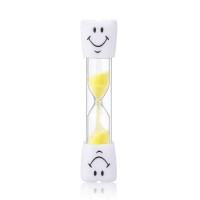 Azdent hourglass - timer for brushing teeth, 3 minutes, yellow