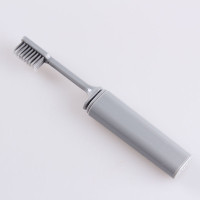 Azdent travel toothbrush gray