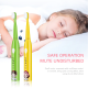 Azdent Ultrasonic toothbrush for children from 3 to 12 years, yellow