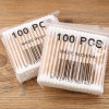 Bamboo cotton swabs for ears of 100 pieces