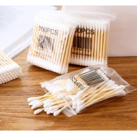 Bamboo cotton swabs for ears of 100 pieces
