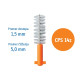 CPS 14z brushes orthodontic Curaprox Regular D 1,4mm 5 PCS