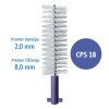 CPS 18 brushes orthodontic Curaprox Regular D 2,0mm 5 PCS