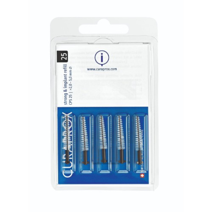 CPS 25 йоржик міжзубний Curaprox Strong Implant 5 шт