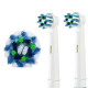 Cross Action EB-50A STOCK - CA, USA 4 шт. Nozzles for the ORAL-B electric toothbrush