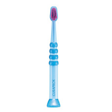 Curaprox Baby 4260 Children's toothbrush from 0 to 4 years, Blue with pink bristles