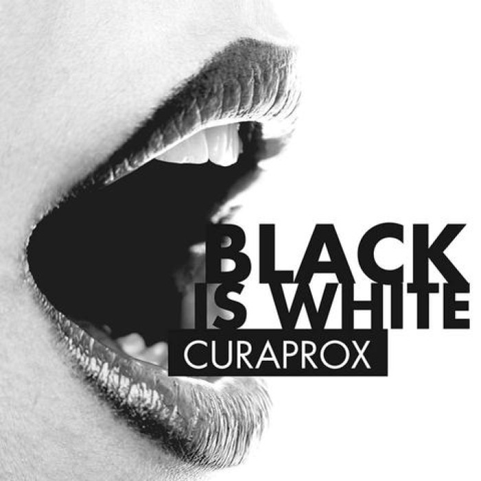 Curaprox Black is White Зубна паста зі смаком лимона і зубна щітка CS 5460