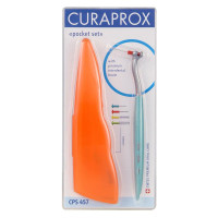 Curaprox CPS 457 Hygienic care kit UHS 450 road holder with CPS Prime brushes