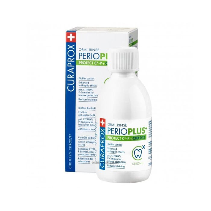 Curaprox Perio Plus Protect Rinse aid containing 0.12% chlorhexidine, 200 ml