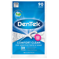 DenTek Comfort Clean Флос-зубочистки, 90 шт