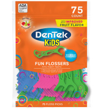 DenTek Children's floss with holders, 75 pcs