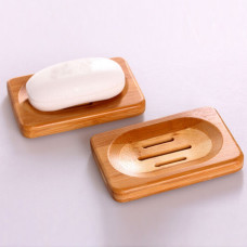 Wooden soap dish for bathroom, light