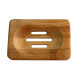 Wooden soap dish for bathroom, light