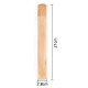 Wooden case for a toothbrush