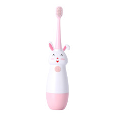 Happy Rabbit Children's ultrasonic toothbrush, pink (from 3 to 12 years)
