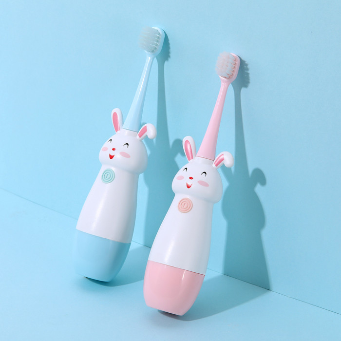 Happy Rabbit Дитяча ультразвукова зубна щітка, рожева (від 3 до 12 років)