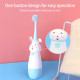 Happy Rabbit Дитяча ультразвукова зубна щітка, синя (від 3 до 12 років)