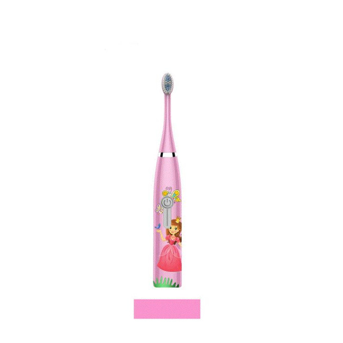 W9 Дитяча ультразвукова зубна щітка, рожева (від 3 до 6 років)