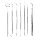 Diagnostic dental set of tools, 5 pcs