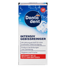 Dontodent таблетки для чищення зубних протезів, 128 шт
