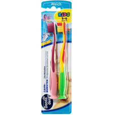 Dontodent Toothbrush for children, soft, from 3 to 6 years, 2 pcs