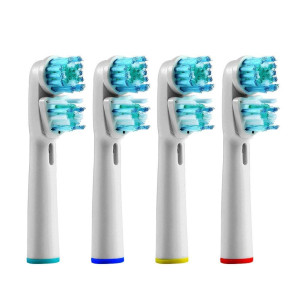 Dual Clean SB-417A STOCK - CA, USA 4 шт. Nozzles for the ORAL-B electric toothbrush