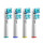Dual Clean SB-417A STOCK - CA, USA 4 шт. Nozzles for the ORAL-B electric toothbrush