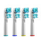 Dual Clean SB-417A STOCK - CA, USA 4 шт. Nozzles for the ORAL-B electric toothbrush