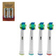 Floss Action EB-25A STOCK - CA, USA 4 шт. Nozzles for the ORAL-B electric toothbrush