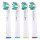 Floss Action EB-25A STOCK - CA, USA 4 шт. Nozzles for the ORAL-B electric toothbrush