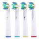 Floss Action EB-25A STOCK - CA, USA 4 шт. Nozzles for the ORAL-B electric toothbrush