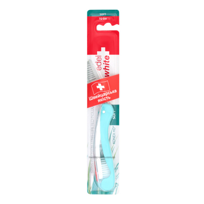 Edel White Road floss toothbrush with Konex bristles