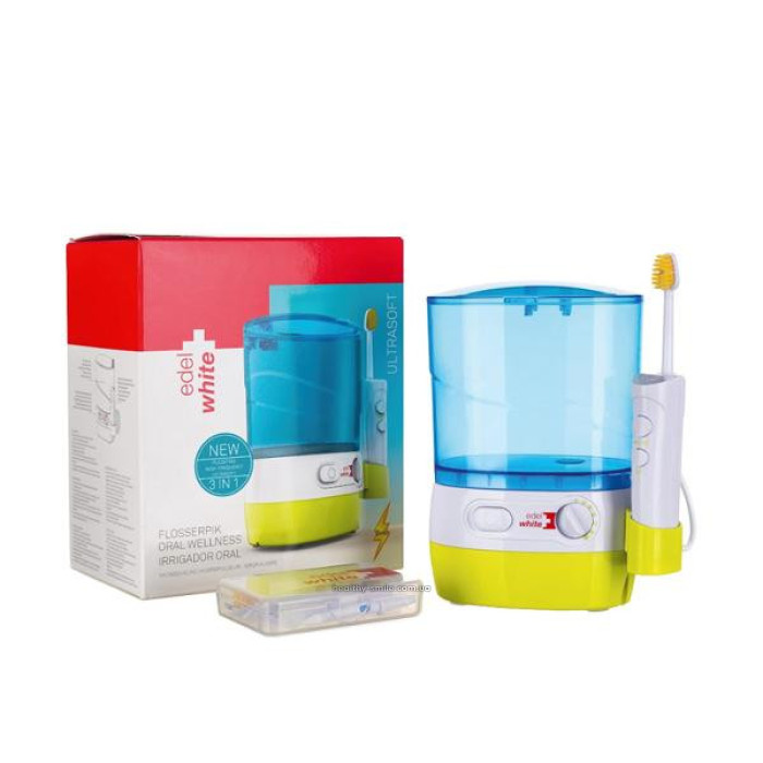 Edel White Flosserpik Irrigator for professional care