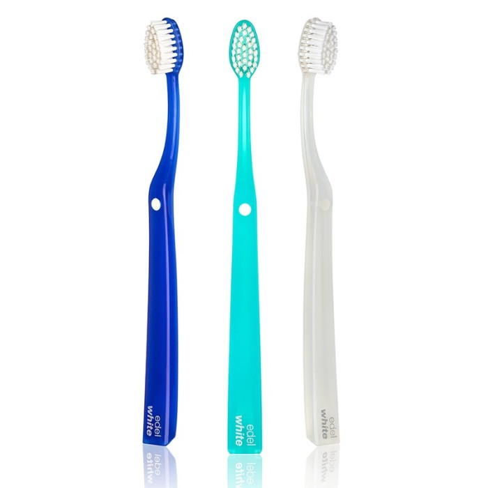 Edel White Whitening toothbrush Medium stiffness with Pedex bristles