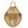 Эко сумка авоська из сетки, коричневая