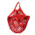 Eco bag made of mesh, red