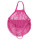 Eco bag made of mesh, pink