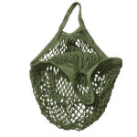 Eco bag from a grid, green