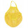 Eco bag made of mesh, yellow