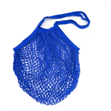 Eco bag made of mesh with long handles, electric color