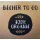 Eco thermo mug from bamboo fiber of 350 ml