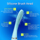 ELERA silicone electric ultrasonic toothbrush, blue
