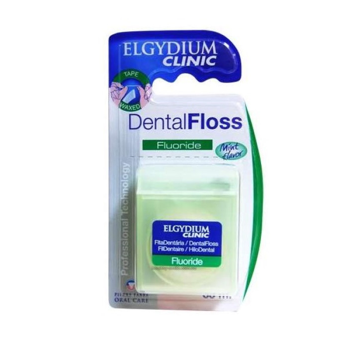 Elgydium Dental Floss dental floss with fluoride, mint 35m