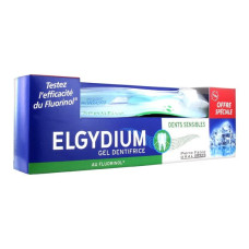 Elgydium Sensitive Teeth зубна паста-гель 75 мл + Мяка зубна щітка