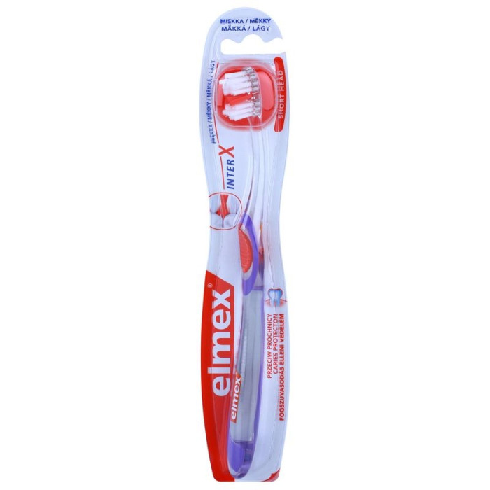 Elmex interX soft Зубна щітка мяка з короткою головкою