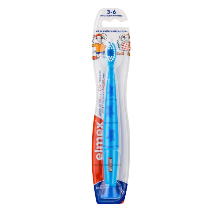 Elmex Kinder Дитяча зубна щітка (3-6 років), блакитна